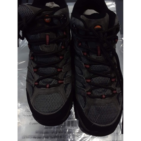 Merrell Men's Moab 3 Mid Waterproof Hiking Boot Beluga 9 Wide